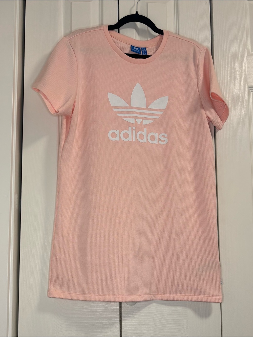 Adidas Originals Pale Pink T-Shirt Dress / size M